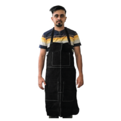 Anchor Black Suede Apron