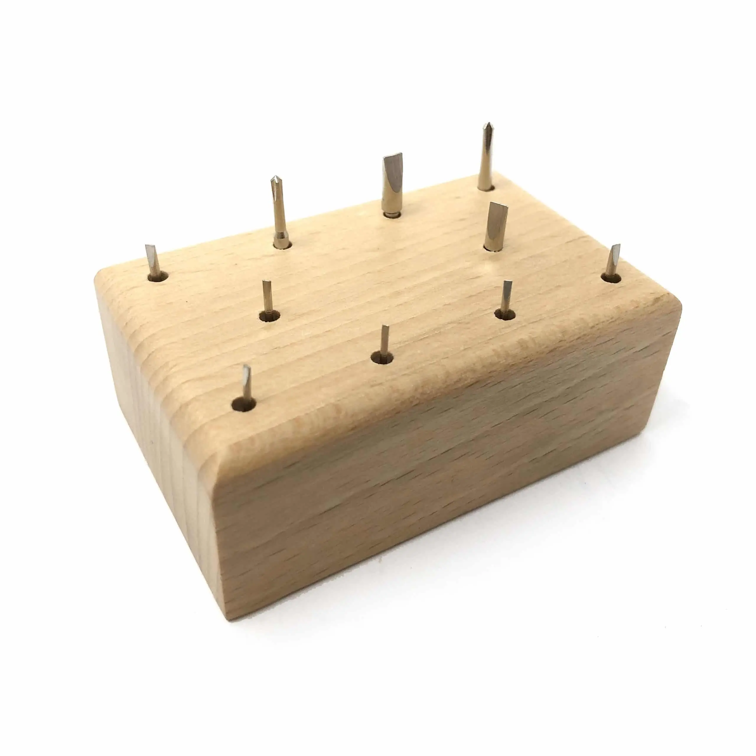 Anchor Screwdriver Blades On Wood Stand - Image 5