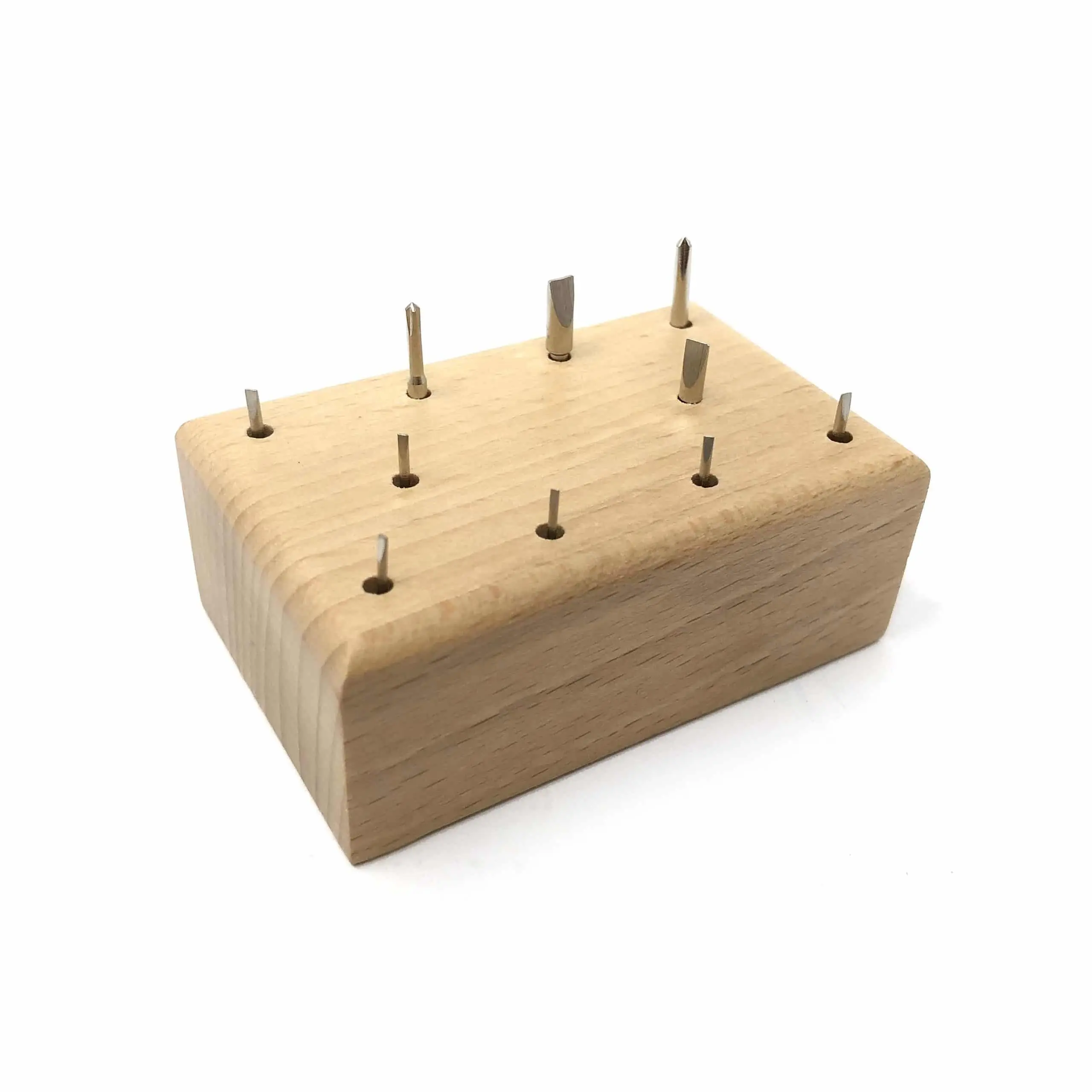 Anchor Screwdriver Blades On Wood Stand - Image 3