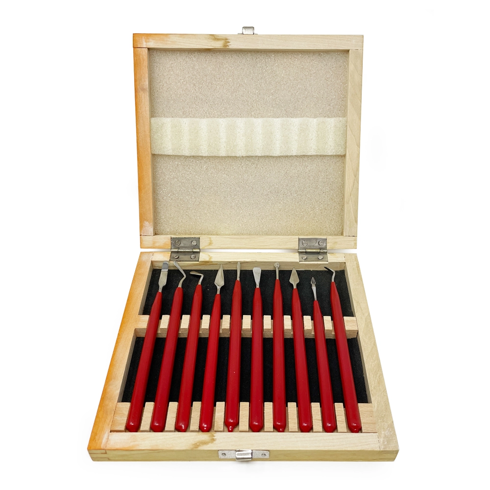 Anchor Wax Carvers Set Of 10 In Wooden Box