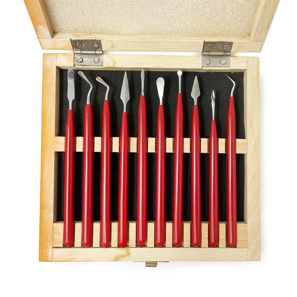 Anchor Wax Carvers Set Of 10 In Wooden Box - Image 2