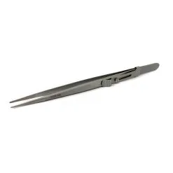 Inox Side Locking Tweezers – Medium Tip