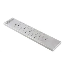 Durston Drawplate, 31 Round Holes, 0.5mm – 3mm