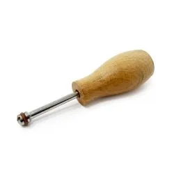 Anchor Screw Mandrel With Wooden Handle