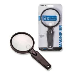Carson MagniView 2x Magnifier With 4.5x Spot