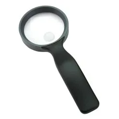 Carson Handheld 2.5x Magnifier With 5x Spot