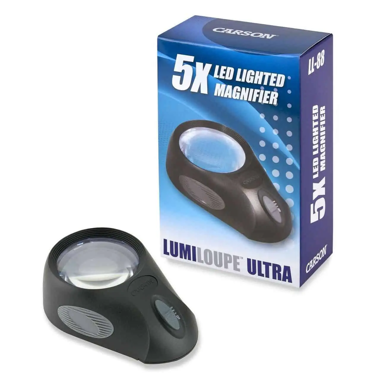 Carson LumiLoupe LED Eye Loupe 5x Magnifier - Image 11