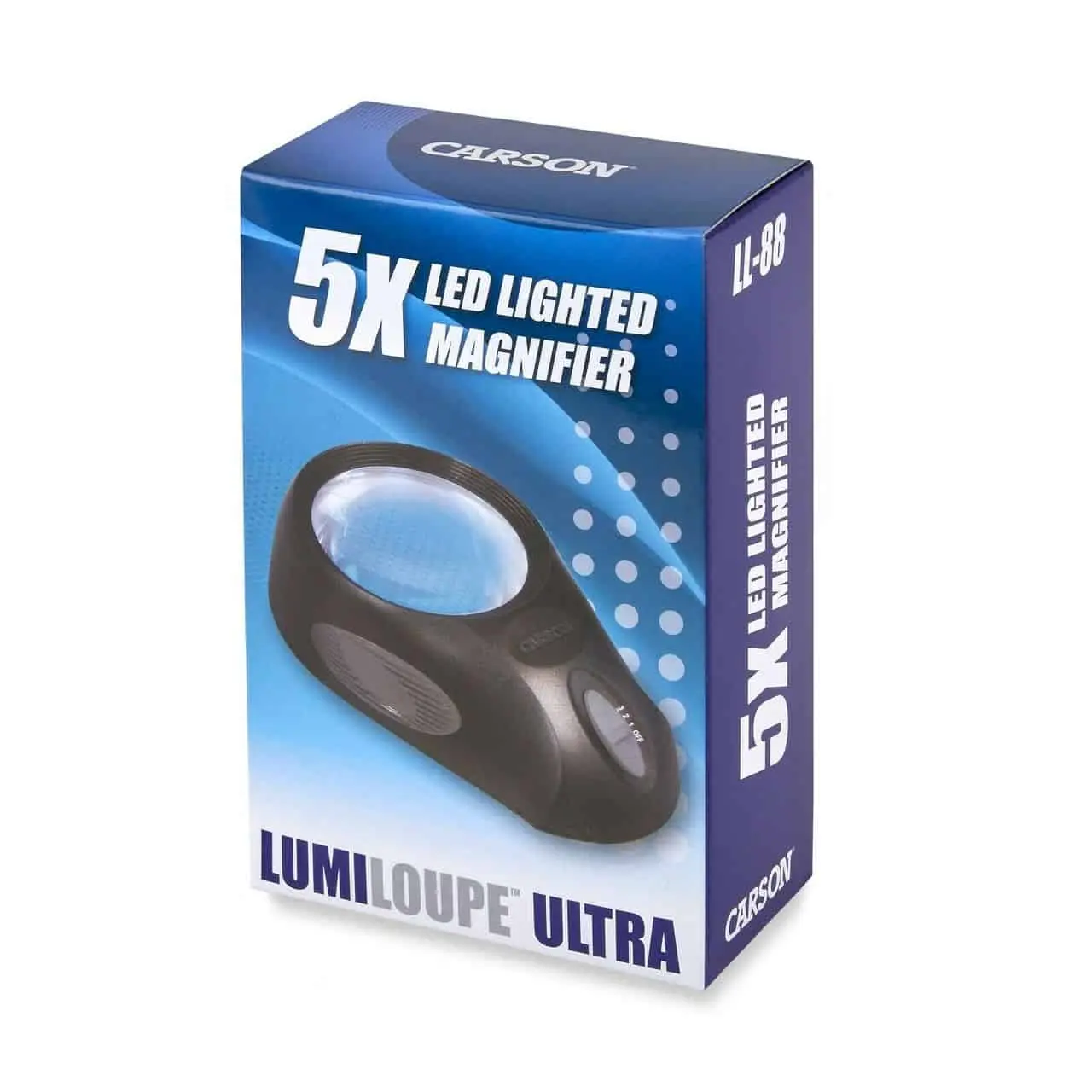 Carson LumiLoupe LED Eye Loupe 5x Magnifier - Image 12