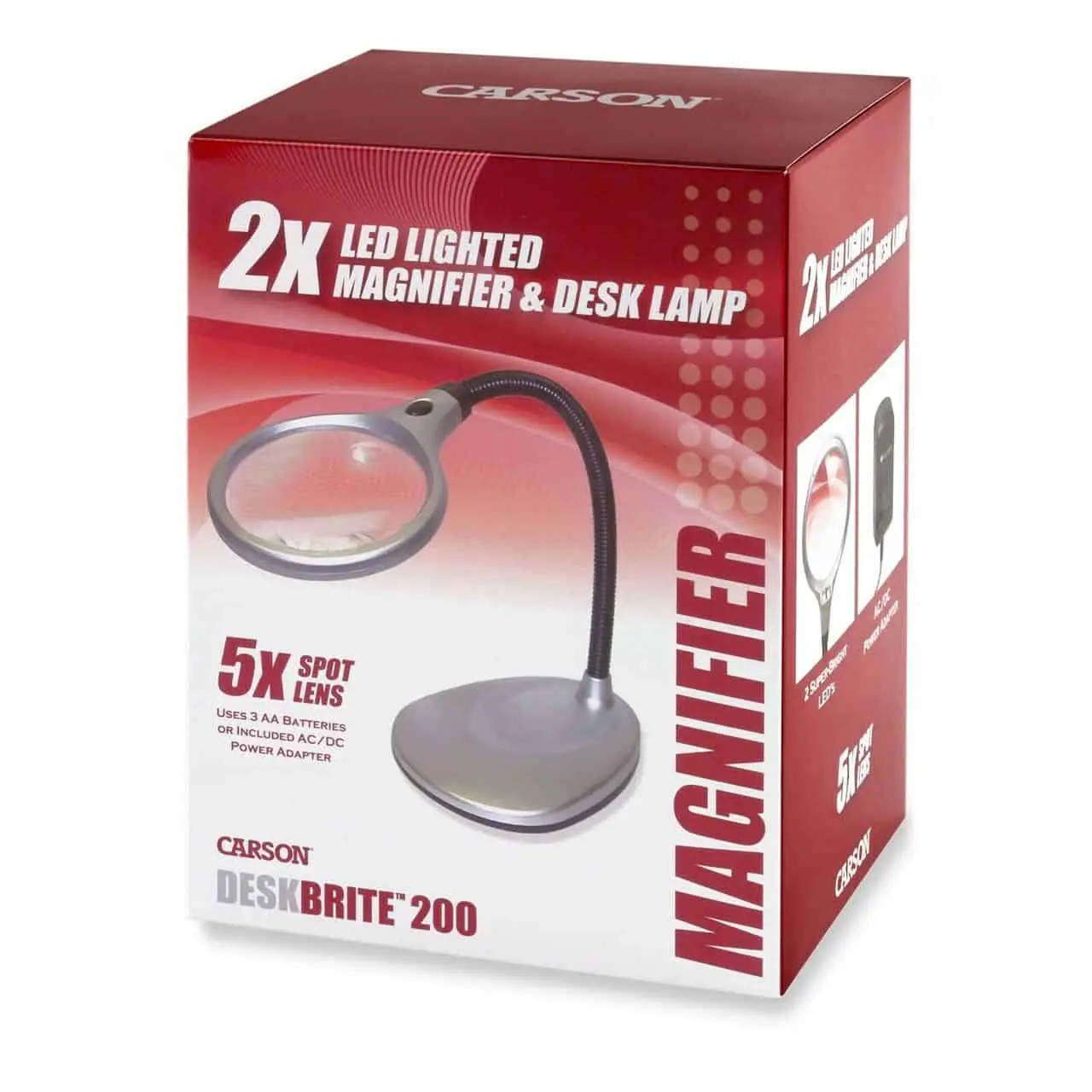 Carson DeskBrite200 2x Magnifying Lamp - Image 5