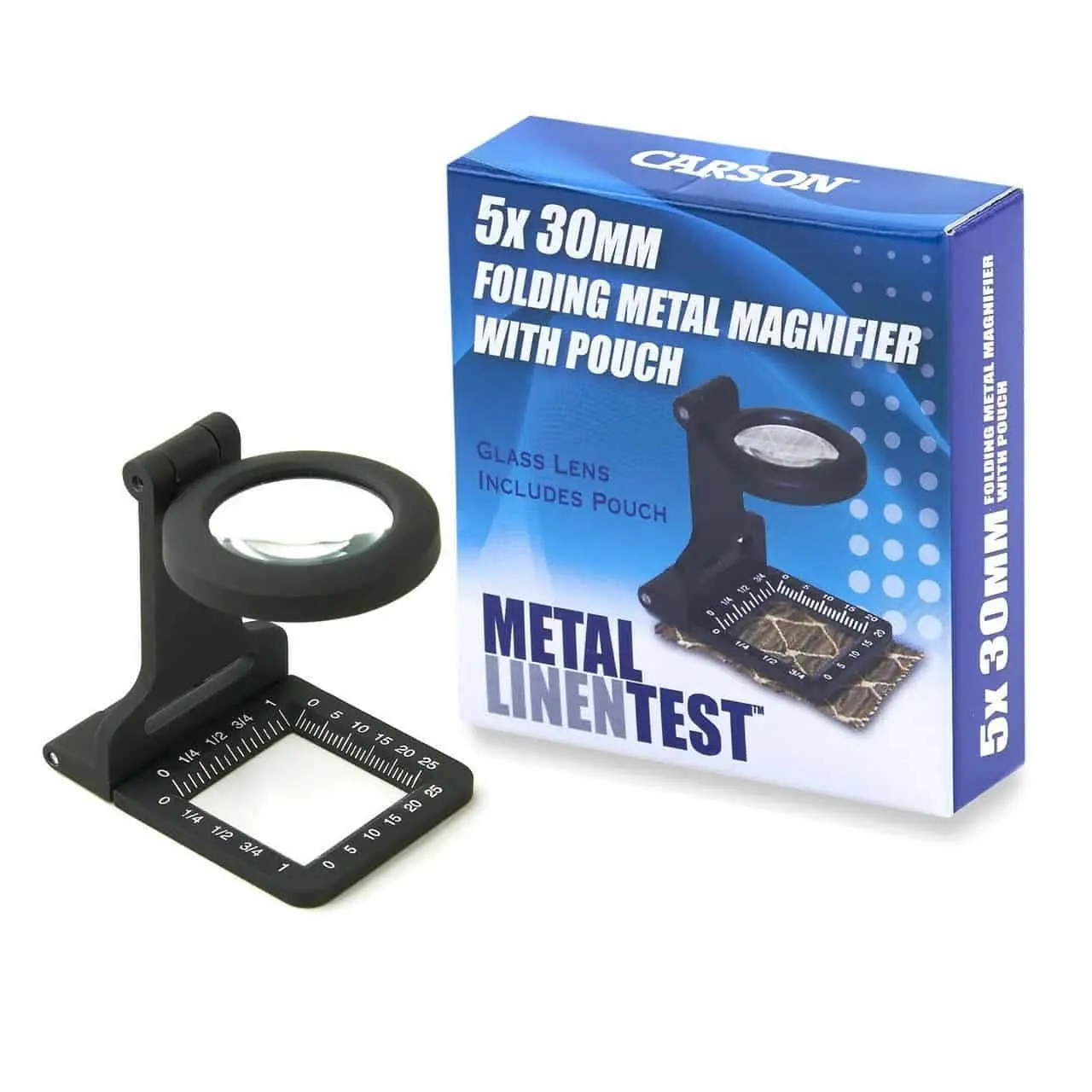 Carson Linen Test 5x Magnifying Loupe - Image 4
