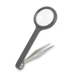 Carson MagniGrip 4.5x Magnifier With Tweezers