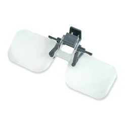 Carson 2x Magnifying Glasses Clip On & Flip