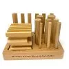 Wooden Swage Block & Punch Set