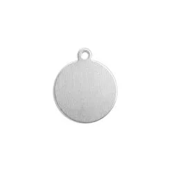 ImpressArt Premium Stamping Blanks – Aluminium 1/2″ Circle Tag With Ring