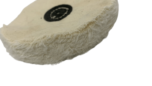 White Muslin Buff Polishing Wheel - Image 3