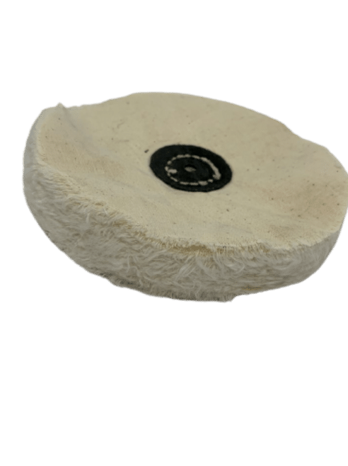 White Muslin Buff Polishing Wheel - Image 2
