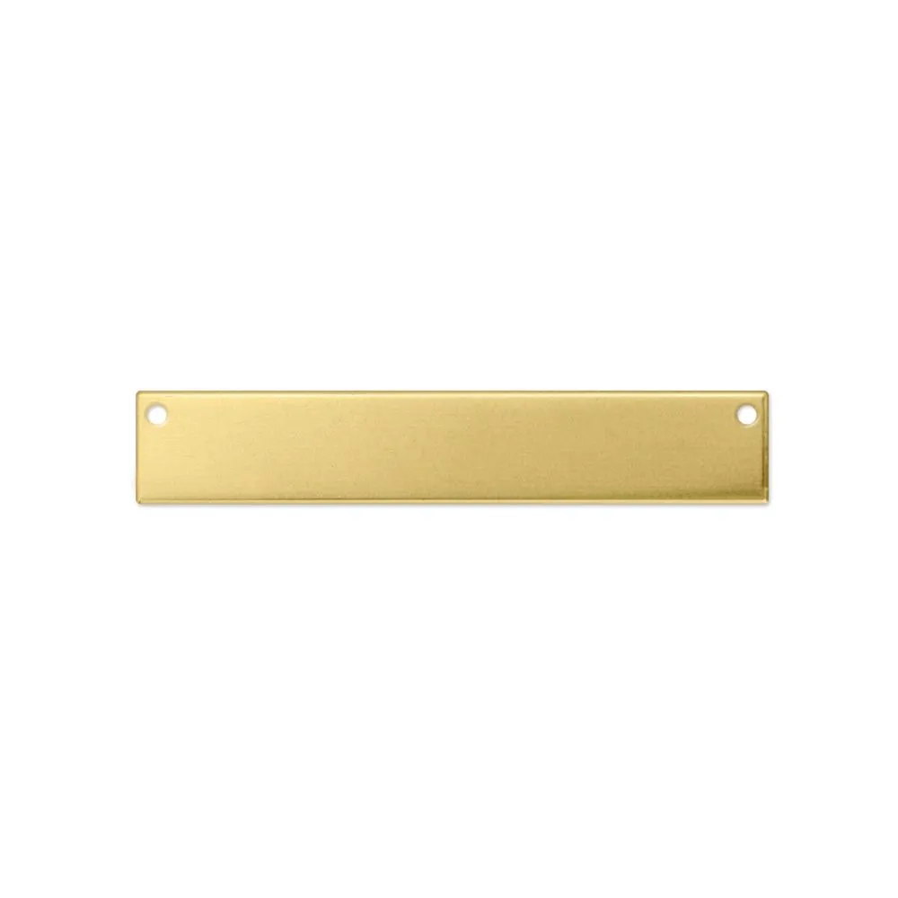 ImpressArt Premium Stamping Blanks – Brass Rectangle With Holes