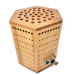 Anchor Revolving Wooden Burr Holder Stand