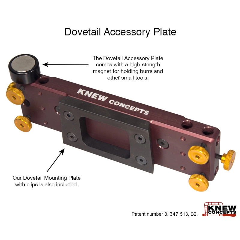 Knew Concepts Dovetail Accessory Plate - Image 2