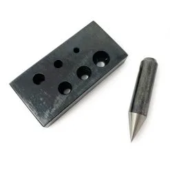 Wheatsheaf 17 Degree Collet Plate & Punch, 6 Holes