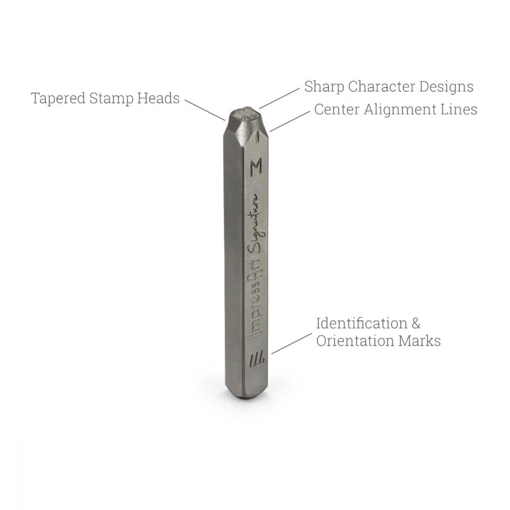 ImpressArt Amethyst Uppercase Letter Stamp Set - Image 2