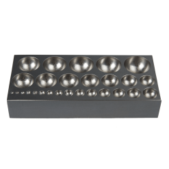 Anchor Round Dapping Block With 27 Domes