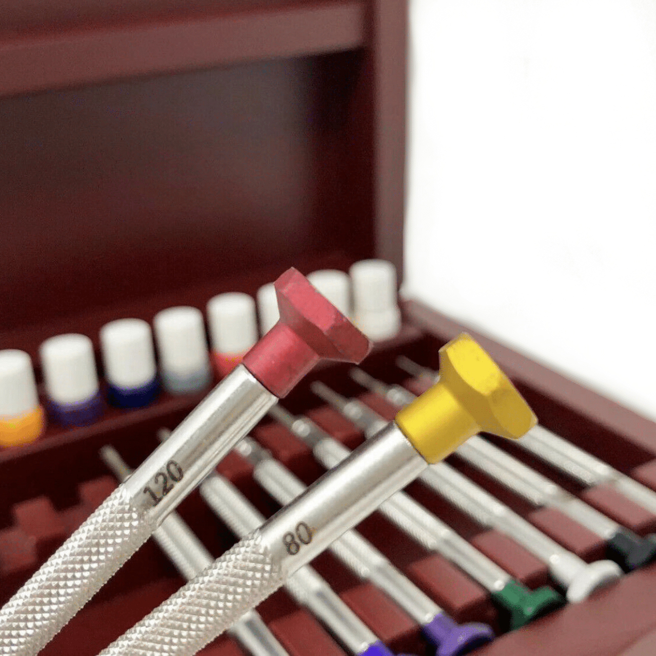 Anchor Euro Pro Screw Driver Set Of 9 In Wood Box - Image 2