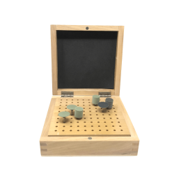 Anchor Wooden Burr Box With 100 Holes