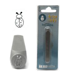Beadsmith Lady Bug Design Stamp, 6mm