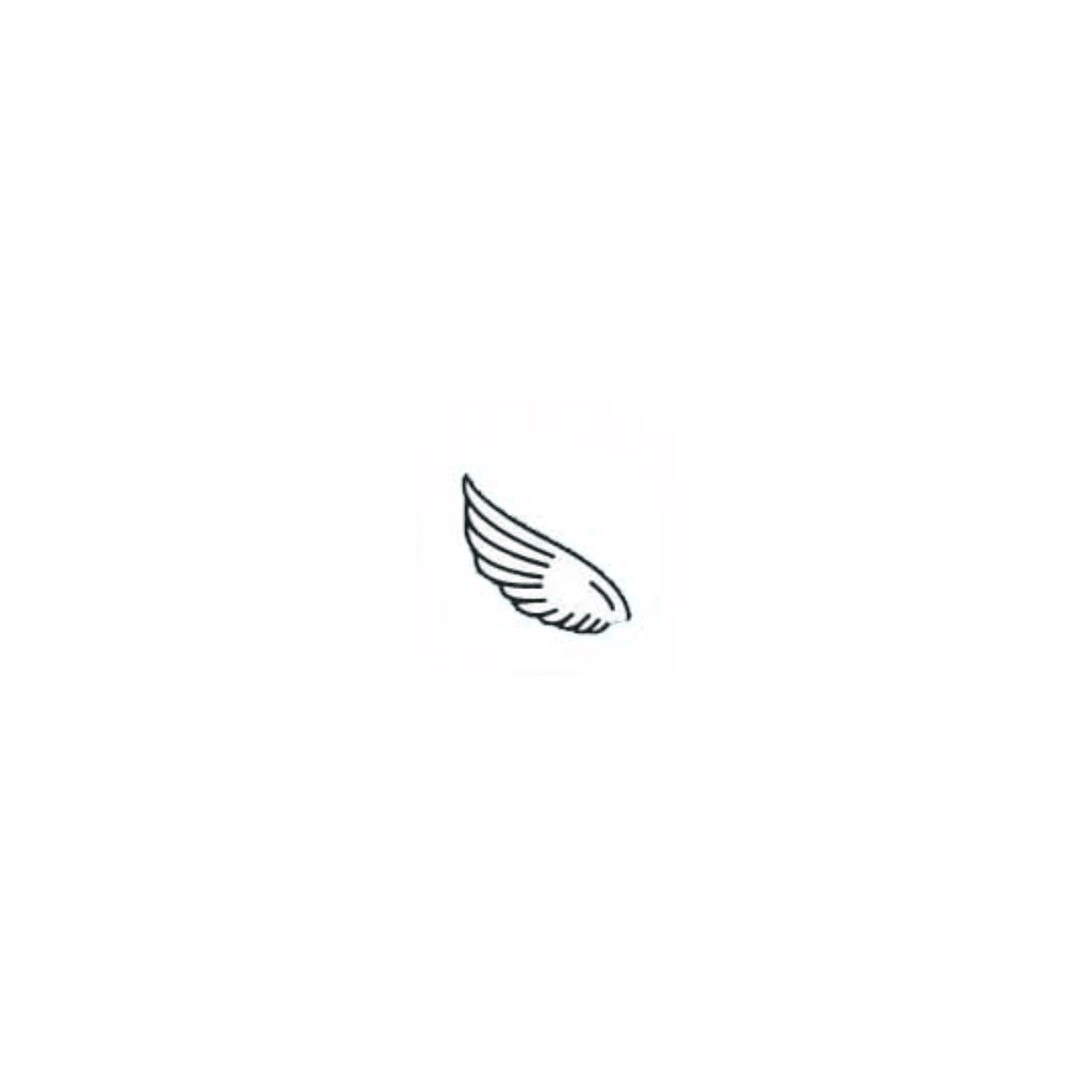 Beadsmith Left Angel Wing Design Stamp, 6mm - Image 5