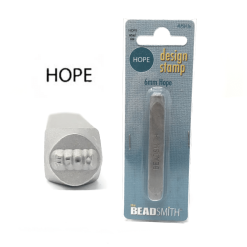 Beadsmith Hope Design Stamp, 6mm