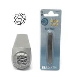 Beadsmith Flower Design Stamp, 6mm