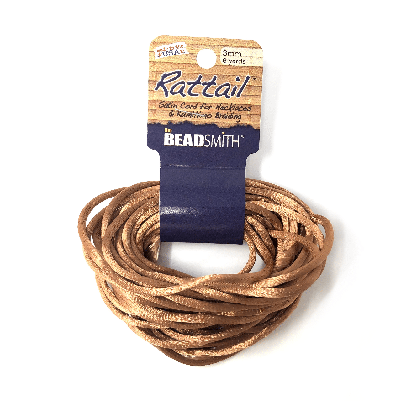 Beadsmith Rattail Satin Cord – Luggage