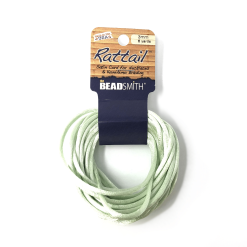 Beadsmith Rattail Satin Cord – Mint