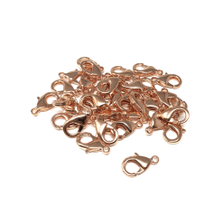 BeadSmith Copper Plated Lobster Claw 15mm – Pack Of 36