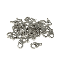 BeadSmith Nickel Plated Lobster Claw 15mm – Pack Of 36