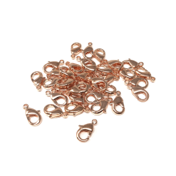 BeadSmith Copper Plated Lobster Claw 12mm – Pack Of 36