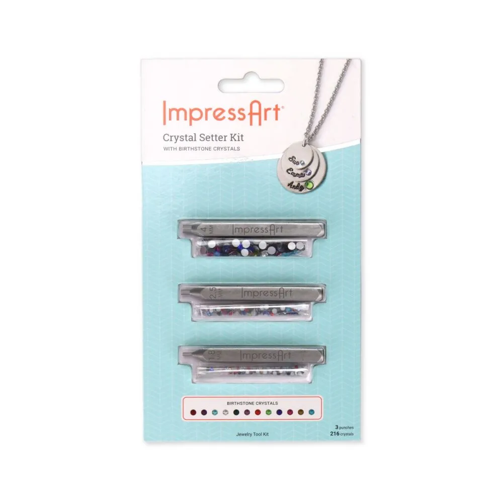 ImpressArt Crystal Setter Kit W/ Birthstone Crystals