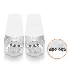 ImpressArt Flourish Ends N Design Stamps, 6mm