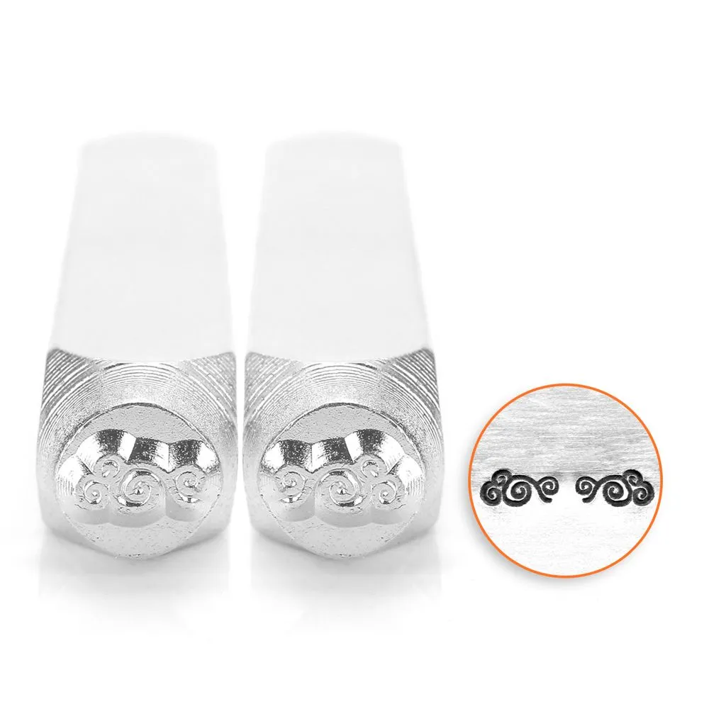 ImpressArt Flourish Ends N Design Stamps, 6mm