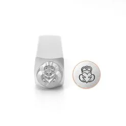 ImpressArt Claddagh Symbol Design Stamp, 6mm