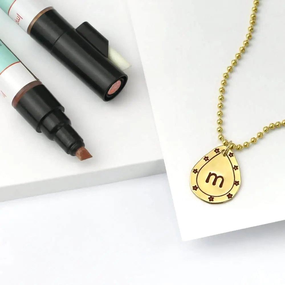 ImpressArt Stamp Enamel Marker, Brown - Image 3