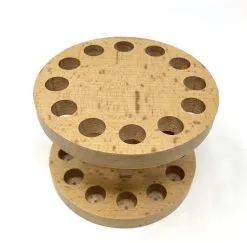 Anchor Wooden Round Tweezer Holder